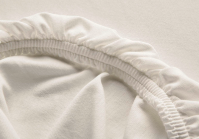 Cotonea Spannbettlacken Jersey Natur, Biobaumwolle, Spannbettlacken naturfarbig