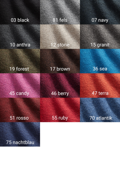 Mufflon W300 Farbkarte