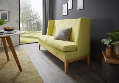 Wolkenweich Diningsofa Alto, Dinigsofa in hellgrün, Küchensofa